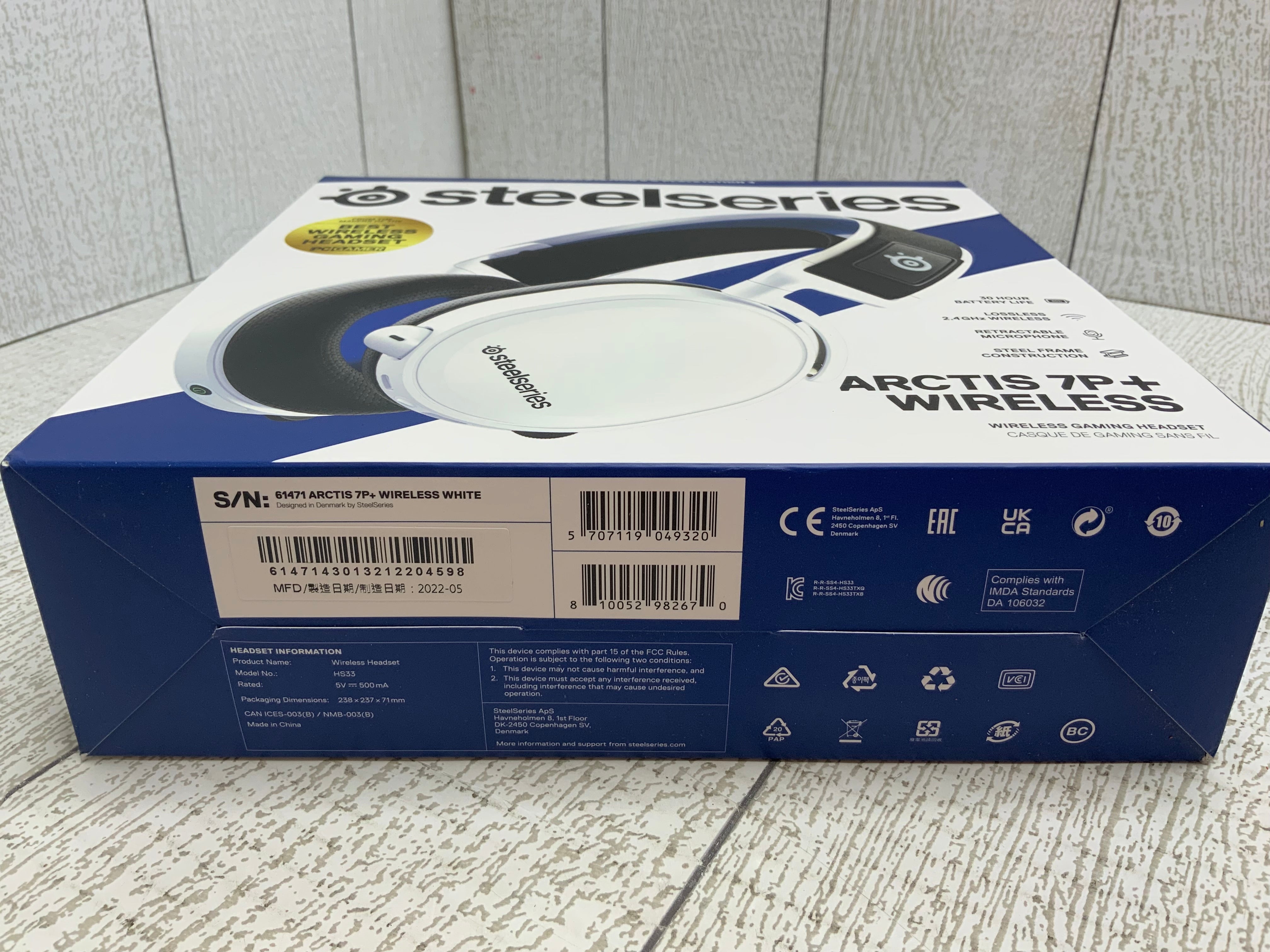 SteelSeries Arctis 7P+ Wireless Gaming Headset (8035955736814)